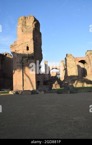 Thermae Antoninianae - Baths of Caracalla in Rome, Italy Stock Photo