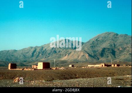 Fortified houses in a  village in Khyber Pakhtunkhwa NW Pakistan Stock Photo