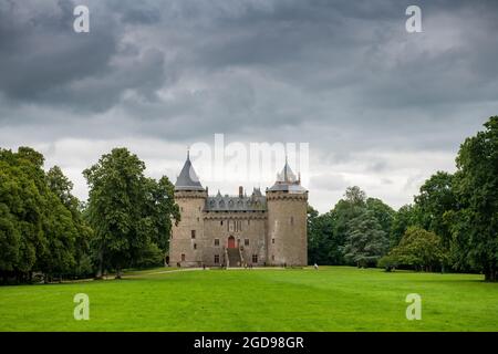 Château  de Combourg, France, Ille-et-Vilaine, été Stock Photo