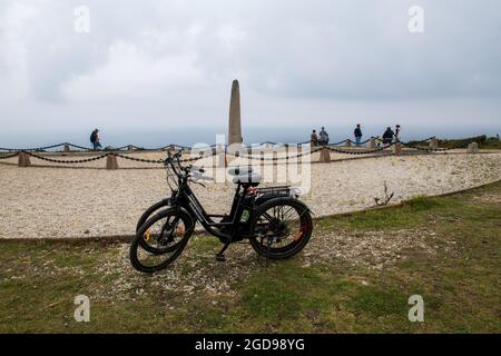 Mémorial de l'Aéronautique Navale du Cap de la Chèvre, Bretagne, Crozon Stock Photo