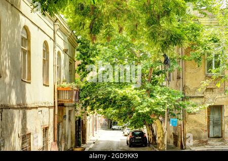 Tbilisi Old Town, HDR Image Stock Photo