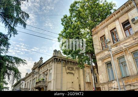 Tbilisi Old Town, HDR Image Stock Photo