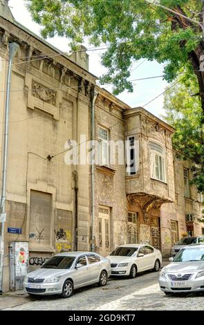 Tbilisi Old Town, HDR Image Stock Photo