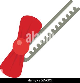 Bow barrette icon. Flat illustration of bow barrette vector icon isolated on white background Stock Vector