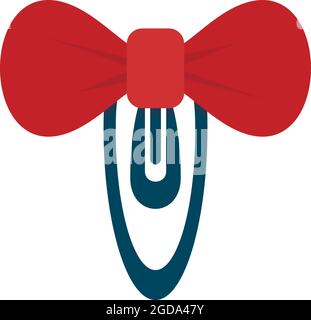 Object barrette icon. Flat illustration of object barrette vector icon isolated on white background Stock Vector
