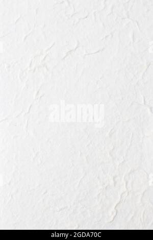 Closeup image of textured white craft paper Stock Photo