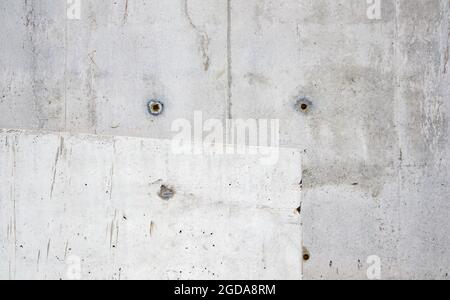 Empty light concrete wall texture background. Old grungy texture, gray concrete wall for pattern and background Stock Photo