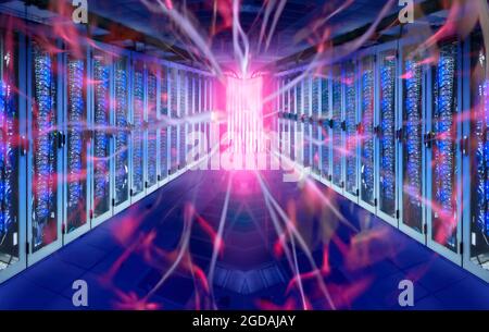 Big Data and Security on the Internet Stock Photo