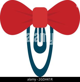 Object barrette icon flat isolated vector Stock Vector