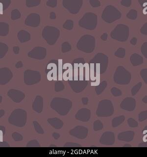 Seamless animal skin pattern. Spotted texture background for fashion, print, wallpaper and fabric. Vector and illustration design. Stock Vector