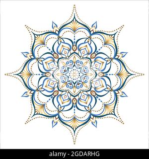 Mandala Vector Design Element. Round ornament decoration. Stock Vector