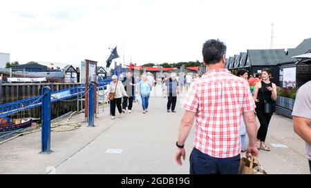 Harbour Market Whitstable Stock Photo