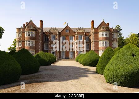 Burton Agnes Hall, a 17th century elizabethan manor house built in the 1600s, East Yorkshire England UK Stock Photo