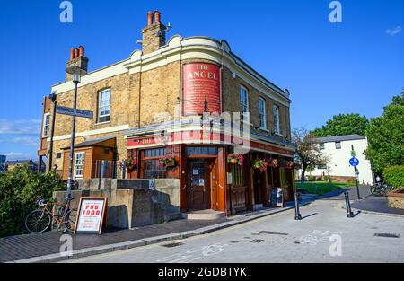 The Angel pub, Rotherhithe Street, London, England, UK Stock Photo - Alamy