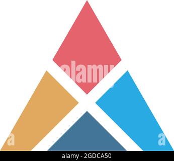 Letter A logo icon design concept illustration Stock Vector