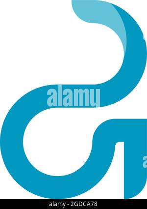 Letter A logo icon design concept illustration Stock Vector
