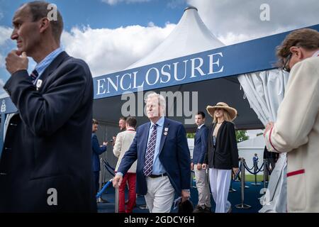 Henley Royal Regatta returns after being cancelled for the first time in its 182-year history. Oxfordshire, UK. Stock Photo