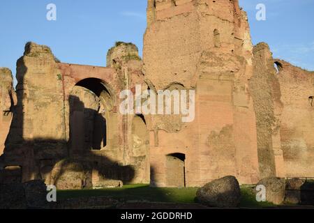 Thermae Antoninianae - Baths of Caracalla in Rome, Italy Stock Photo