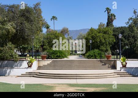 Views of Scripps College on a summer day before students return Stock Photo