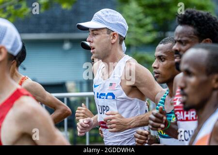 Sapporo, Hokkaido, Japan. 8th Aug, 2021. RUPP Galen (USA) Athletics : Men's Marathon during the Tokyo 2020 Olympic Games in Sapporo, Hokkaido, Japan . Credit: Takeshi Nishimoto/AFLO/Alamy Live News Stock Photo