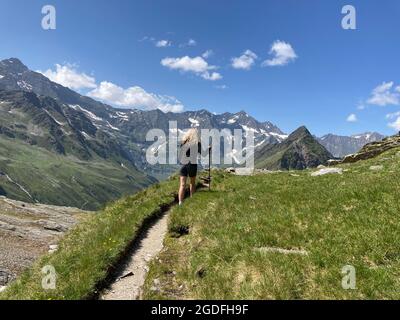 Spronser lake plateau,South Tyrol,Italy Stock Photo