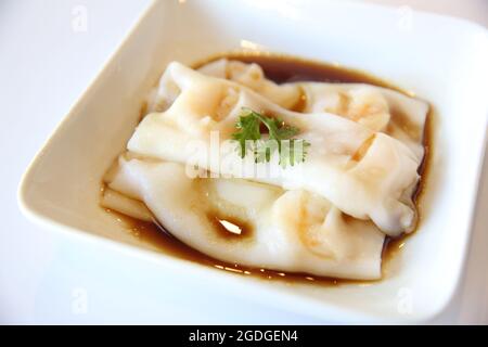 Spring Roll also known as Egg Roll Stock Photo