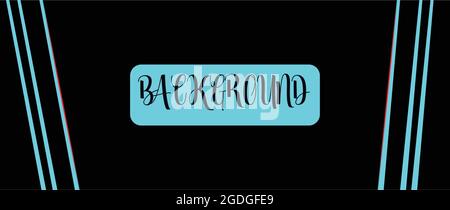 Background of black and blue lines Stock Vector