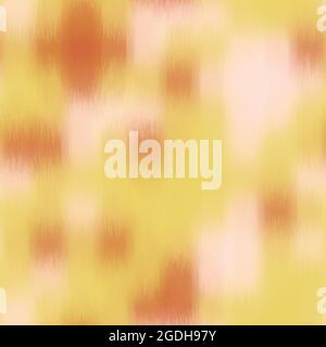 Seamless blurred fuzzy tribal ikat pattern for surface design and print Stock Vector