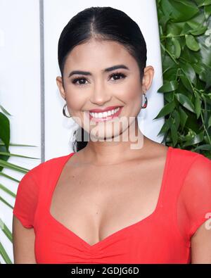 12 August 2021 - Santa Monica, California - Jessenia Cruz. ABC's ''Bachelor In Paradise'' And ''The Ultimate Surfer'' Premiere. (Credit Image: © Billy Bennight/AdMedia via ZUMA Press Wire) Stock Photo