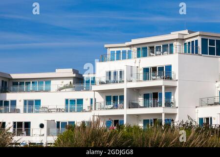 The St Moritz Hotel, Trebetherick, Cornwall, England, U.K. Stock Photo