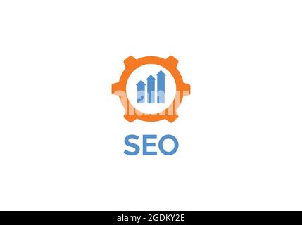 Digital Smart SEO logo design Stock Vector