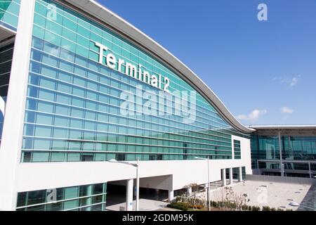 Sep 4, 2018 : Seoul, South Korea, Terminal 2 building at Incheon international airport Stock Photo