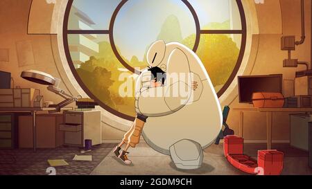 BIG HERO 6: THE SERIES (2017), directed by NICHOLAS FILIPPI and BEN JUWONO.  Credit: DISNEY TELEVISION ANIMATION / Album Stock Photo - Alamy