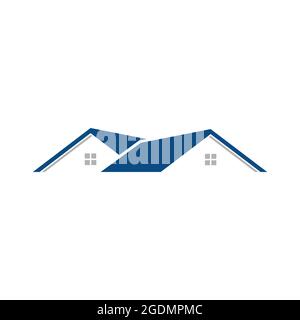 Real estate vector illustration logo template. Stock Vector