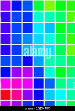 Abstract pixel background illustration. Color spectrum colorful squares ...