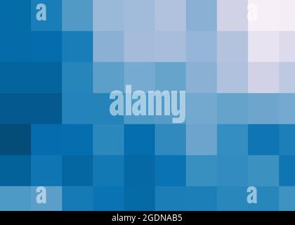 Abstract Geometrical color pixel generative art illustration Stock Vector