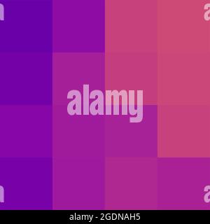 Abstract Geometrical color pixel generative art illustration Stock Vector