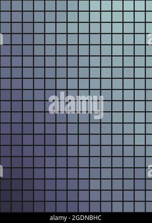 Abstract Geometrical color pixel generative art illustration Stock Vector
