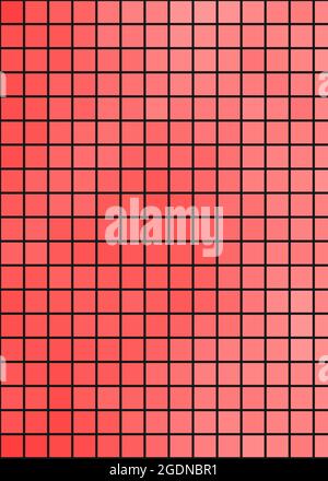 Abstract Geometrical color pixel generative art illustration Stock Vector