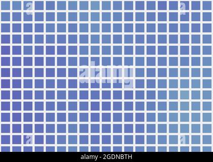 Abstract Geometrical color pixel generative art illustration Stock Vector