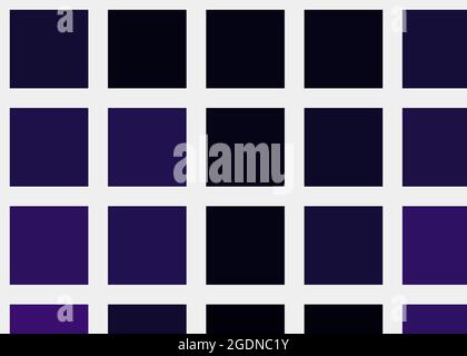 Abstract Geometrical color pixel generative art illustration Stock Vector