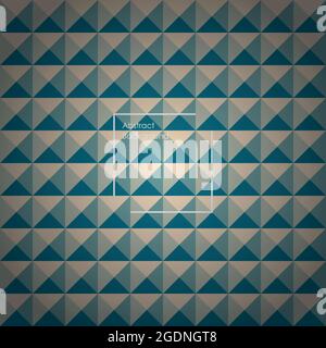 Yellow and green abstract pyramid background for your designs. Vector illustration. Stock Vector
