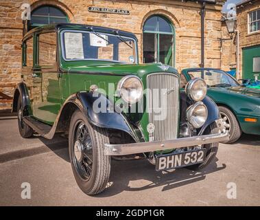 1936 Austin Litchfield at Classic Car Show at Elsecar Heritage Centre, Barnsley, South Yorkshire. Stock Photo