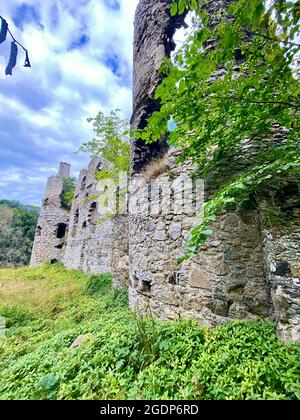 boyne castle portsoy scotland Stock Photo