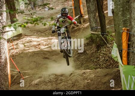 David TRUMMER of Austria during the 2021 Mountain Bike World Cup on August 15 2021 in Maribor Slovenia Photo Olly Bowman DPPI Stock Photo Alamy