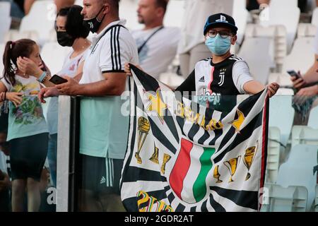 Juventus Supporters during the Pre-Season Friendly football match between Juventus FC and Atalanta BC on August 14, 2021 at Allianz Stadium in Turin, Italy - Photo Nderim Kaceli / DPPI Stock Photo