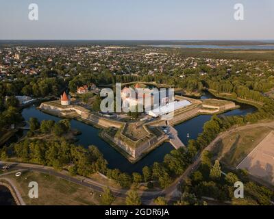 A castle in Kuressaare, Estonia Stock Photo