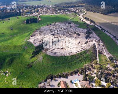 Megiddo national park in Israel.  Stock Photo