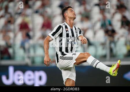 Turin, Italy. 14th Aug, 2021. Cristiano Ronaldo (Juventus Fc) during the Pre-Season Friendly Game football match between Juventus Fc and Atalanta on August 14, 2021 at Allianz Stadium in Torino, Italy - Photo Nderim Kaceli Credit: Independent Photo Agency/Alamy Live News Stock Photo