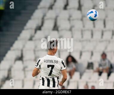 Turin, Italy. 14th Aug, 2021. -ju7 during the Pre-Season Friendly Game football match between Juventus Fc and Atalanta on August 14, 2021 at Allianz Stadium in Torino, Italy - Photo Nderim Kaceli Credit: Independent Photo Agency/Alamy Live News Stock Photo